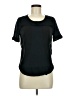 J.Crew 100% Recycled Polyester Black Short Sleeve Top Size M - photo 1