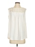 Hailey & Co. 100% Polyester Ivory Sleeveless Blouse Size S - photo 1
