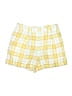 Rag & Bone 100% Cotton Plaid Yellow Shorts Size 10 - photo 1
