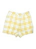 Rag & Bone 100% Cotton Plaid Yellow Shorts Size 10 - photo 2