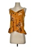 Eyeshadow Orange Sleeveless Blouse Size S - photo 1