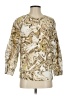 Bassike Animal Print Gold Pullover Sweater Size Sm (1) - photo 1