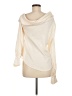 Dee Elly 100% Polyester Ivory Long Sleeve Blouse Size M - photo 2