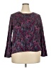 climate right Paisley Purple Pullover Sweater Size 2X - photo 1