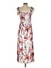 Leith 100% Polyester Print White Casual Dress Size S - photo 2