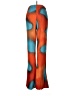 Arthur Print Orange Casual Pants Size 6 - photo 2