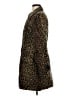 Nanette Lepore Animal Print Brown Coat Size 8 - photo 5