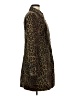 Nanette Lepore Animal Print Brown Coat Size 8 - photo 4