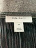 On 34th 100% Polyester Metallic Silver Long Sleeve Blouse Size 1X - photo 7