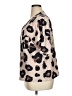 Emery Rose Animal Print Brown Short Sleeve Blouse Size 0X - photo 5