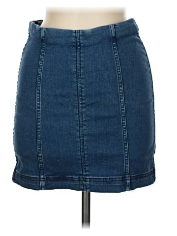 Free People Denim Skirt (view 2)
