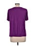 AvidLove Purple Short Sleeve Blouse Size L - photo 2