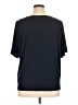 Maggie Barnes Blue Short Sleeve Blouse Size 14 (1) - photo 2