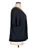 Maggie Barnes Blue Short Sleeve Blouse Size 14 (1) - photo 4