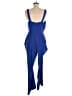 Babaton Solid Blue Jumpsuit Size 8 - photo 2