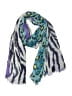 Assorted Brands Animal Print Teal Purple Scarf One size - photo 1