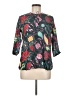 AP.NY Floral Teal 3/4 Sleeve Blouse Size M - photo 1