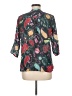 AP.NY Floral Teal 3/4 Sleeve Blouse Size M - photo 2