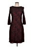JM Studio 100% Polyester Burgundy Cocktail Dress Size 10 - photo 1