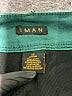 IMAN Color Block Green Jeans Size 10 - photo 7