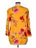 Old Navy 100% Rayon Yellow 3/4 Sleeve Blouse Size L - photo 2