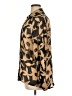 Jaeger 100% Polyester Animal Print Brown Long Sleeve Blouse Size 34 waist - photo 5