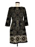 London Style Paisley Brown Casual Dress Size 8 - photo 1
