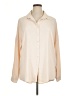Unbranded 100% Polyester Ivory Long Sleeve Blouse Size XL - photo 1