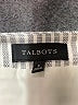 Talbots Stripes Silver White Formal Skirt Size 8 - photo 4