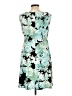 DressBarn Print Teal Cocktail Dress Size 12 (petite) - photo 2