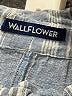 Wallflower Stripes Blue Linen Pants Size M - photo 7