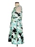 DressBarn Print Teal Cocktail Dress Size 12 (petite) - photo 5