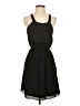Express 100% Polyester Solid Black Casual Dress Size XS - photo 1