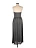 Unbranded Solid Gray Casual Dress Size M - photo 2