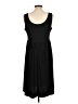 Blu Sage Solid Black Casual Dress Size L - photo 2