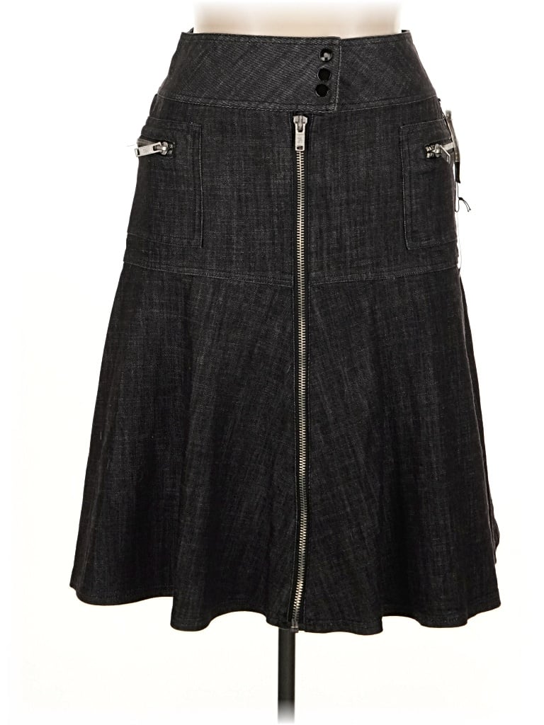 Mixit Denim Skirt In Black