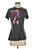 Under Armour 100% Polyester Floral Gray Short Sleeve T-Shirt Size S - photo 1