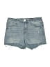 Seven7 Blue Denim Shorts Size 6 - photo 1
