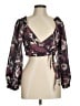 Cleobella Burgundy 3/4 Sleeve Blouse Size M - photo 1