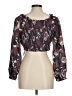 Cleobella Burgundy 3/4 Sleeve Blouse Size M - photo 2