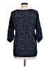 Alice Ritter Stars Blue 3/4 Sleeve Blouse Size L - photo 2