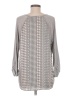 Splendid Print Gray Long Sleeve Top Size M - photo 2