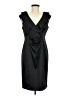 Evan Picone Solid Black Cocktail Dress Size 8 - photo 1