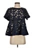 Eri + Ali Black Short Sleeve Blouse Size S - photo 1