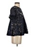Eri + Ali Black Short Sleeve Blouse Size S - photo 4