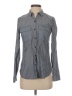 Express Gray Long Sleeve Blouse Size XS - photo 1