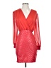 Unbranded Solid Red Cocktail Dress Size S - photo 1
