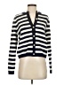 GOELIA Stripes Blue Cardigan Size XS - photo 1