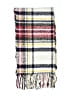 Steve Madden 100% Polyester Plaid Burgundy Red Scarf One size - photo 2