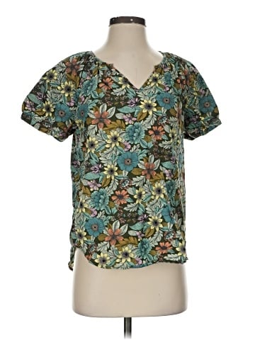 a.n.a. A New Approach Short Sleeve Blouse (view 1)